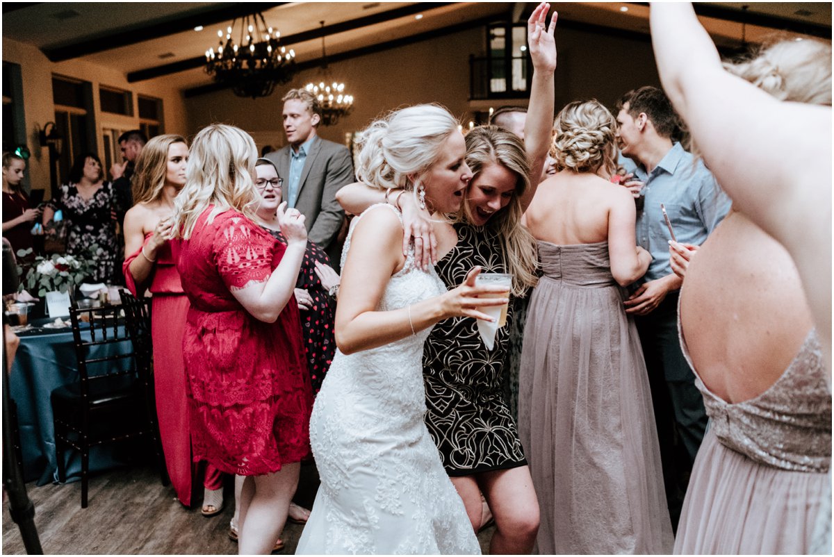 Reception Dancing Pink Wine Cranberry Navy Wedding - Dove Ridge Vineyard - Fort Worth Dallas - Wichita Wedding Photographer