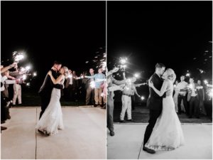 Sparkler Exit Pink Wine Cranberry Navy Wedding - Dove Ridge Vineyard - Fort Worth Dallas - Wichita Wedding Photographer