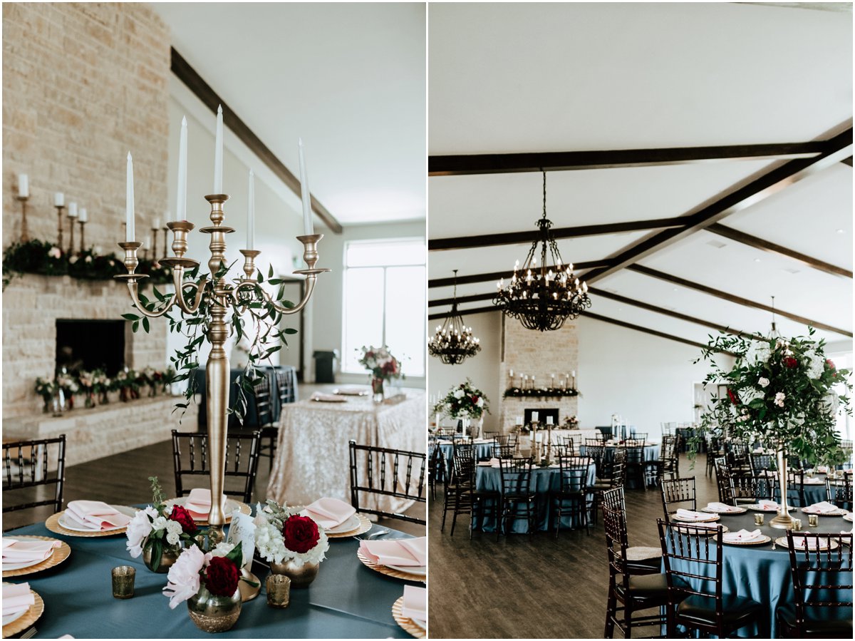 Reception Pink Wine Cranberry Navy Wedding - Dove Ridge Vineyard - Fort Worth Dallas - Wichita Wedding Photographer