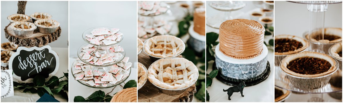 Desert Bar Pink Wine Cranberry Navy Wedding - Dove Ridge Vineyard - Fort Worth Dallas - Wichita Wedding Photographer