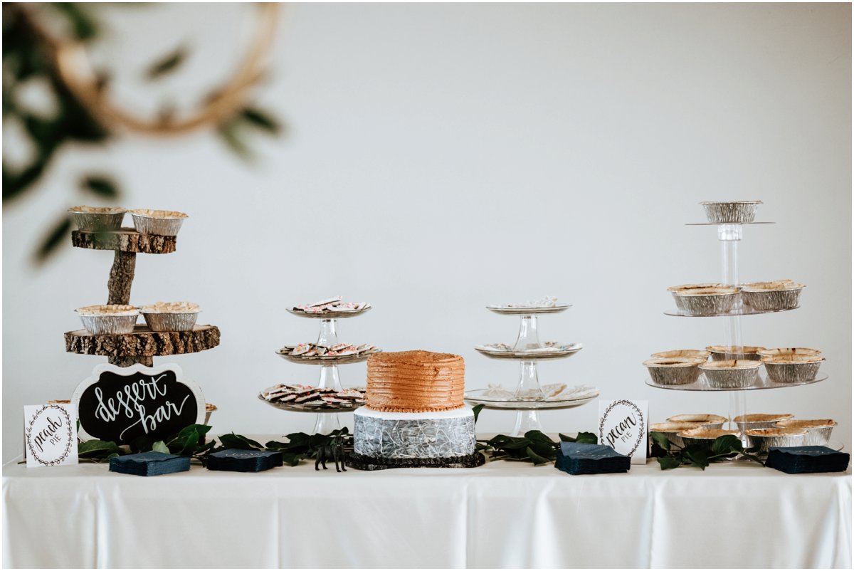 Desert Bar Pink Wine Cranberry Navy Wedding - Dove Ridge Vineyard - Fort Worth Dallas - Wichita Wedding Photographer