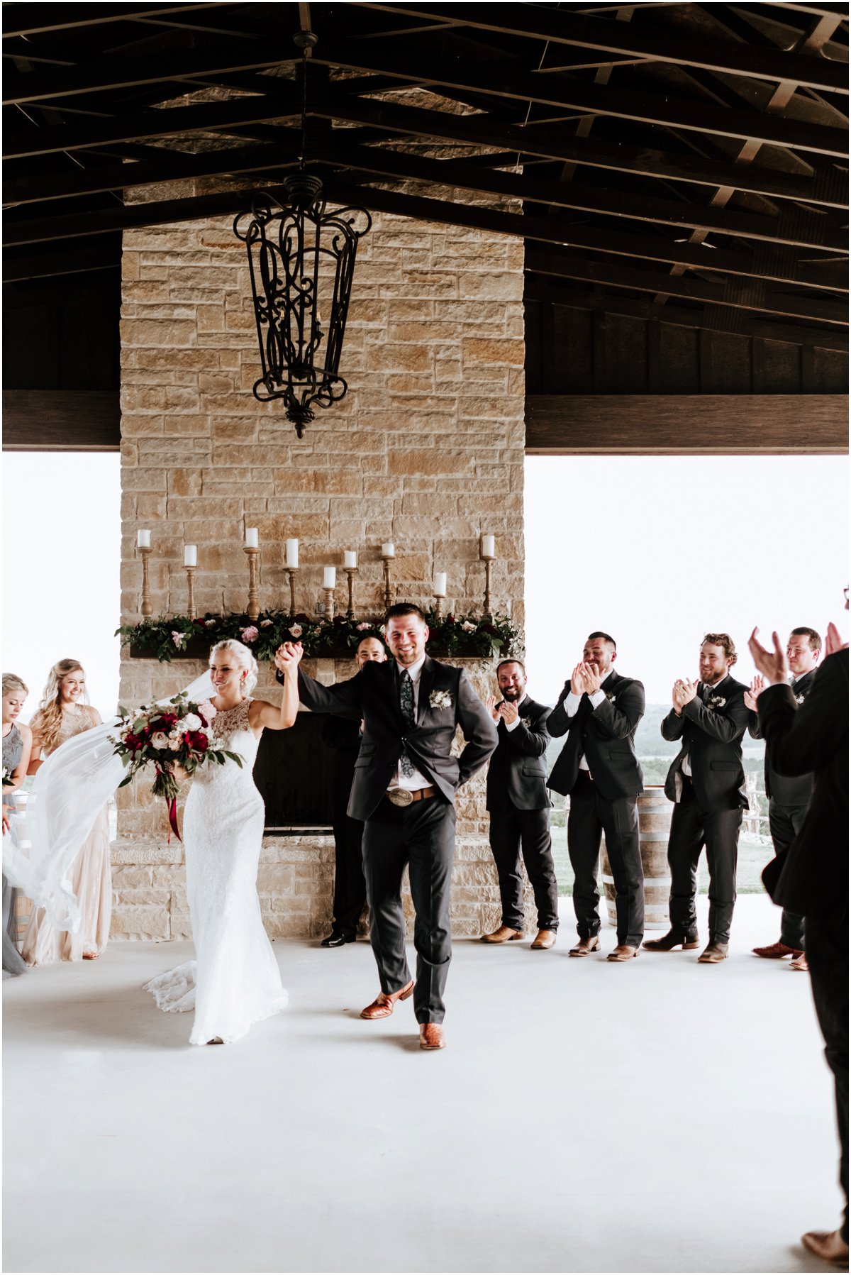 Pink Wine Cranberry Navy Wedding - Dove Ridge Vineyard - Fort Worth Dallas - Wichita Wedding Photographer
