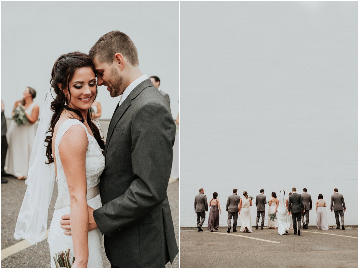 Rainy Wedding Downtown Wichita, Kansas Knoblauch