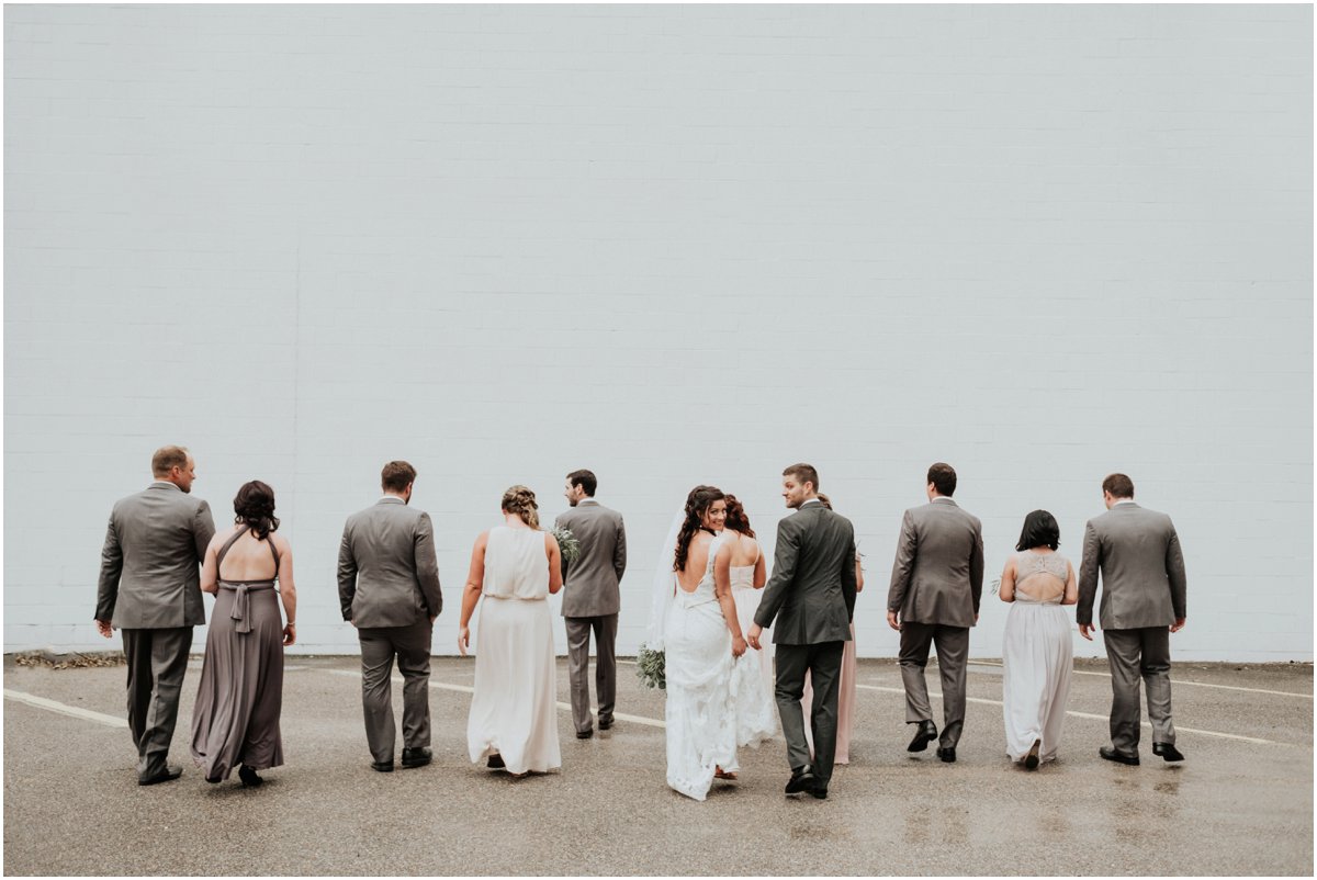 Rainy Wedding Downtown Wichita, Kansas Knoblauch
