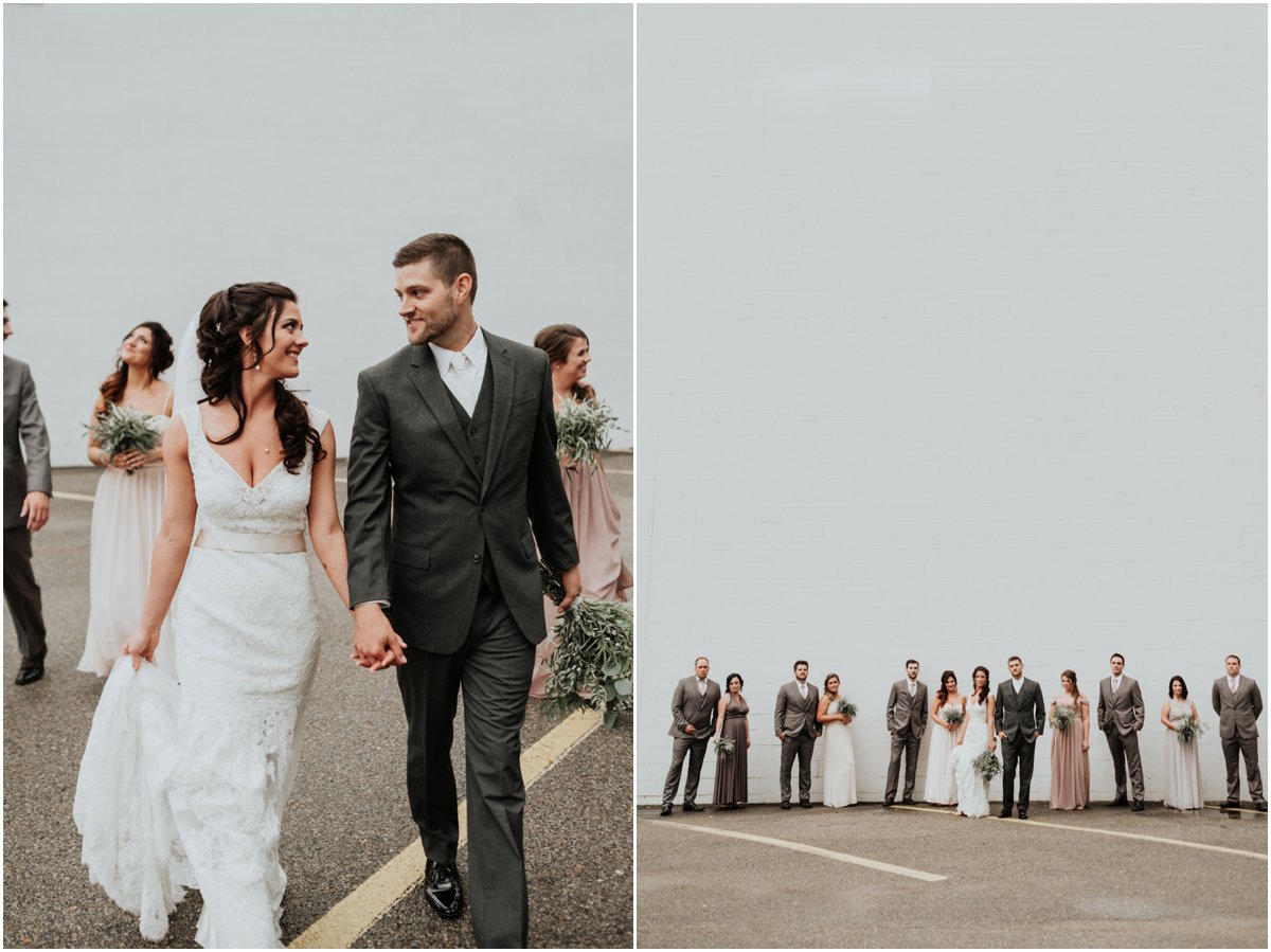Rainy Wedding Downtown Wichita, Kansas Knoblauch