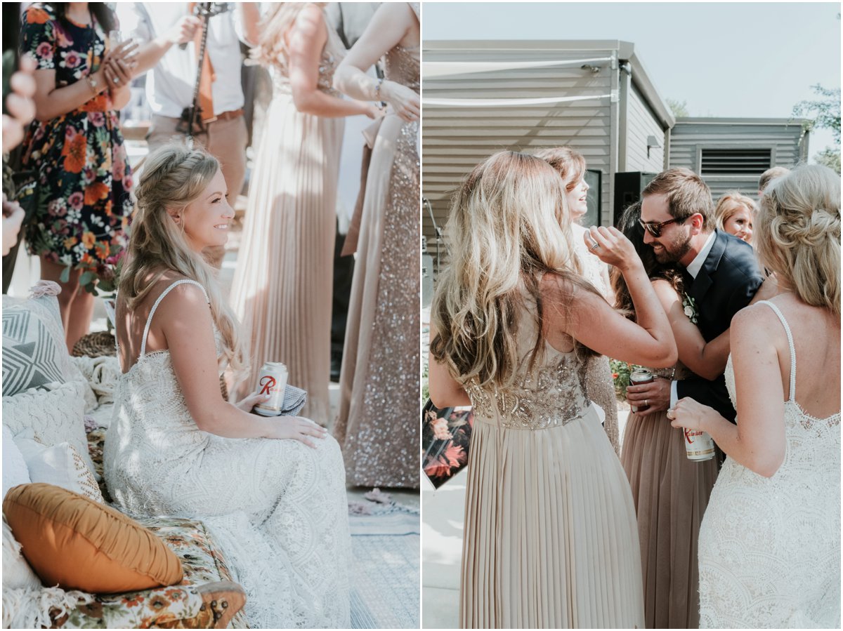 Bride at Reception