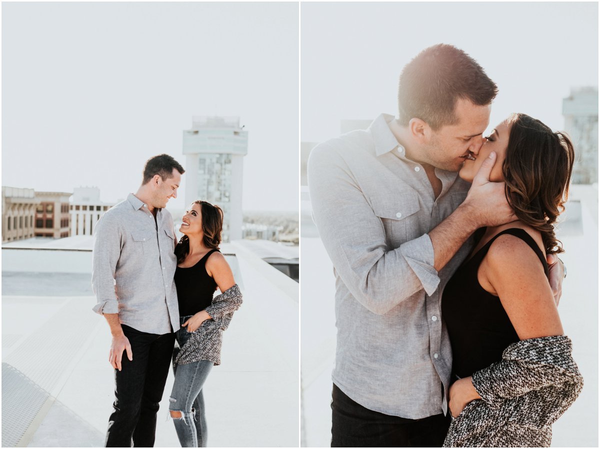 Wichita Skyline Engagement Session