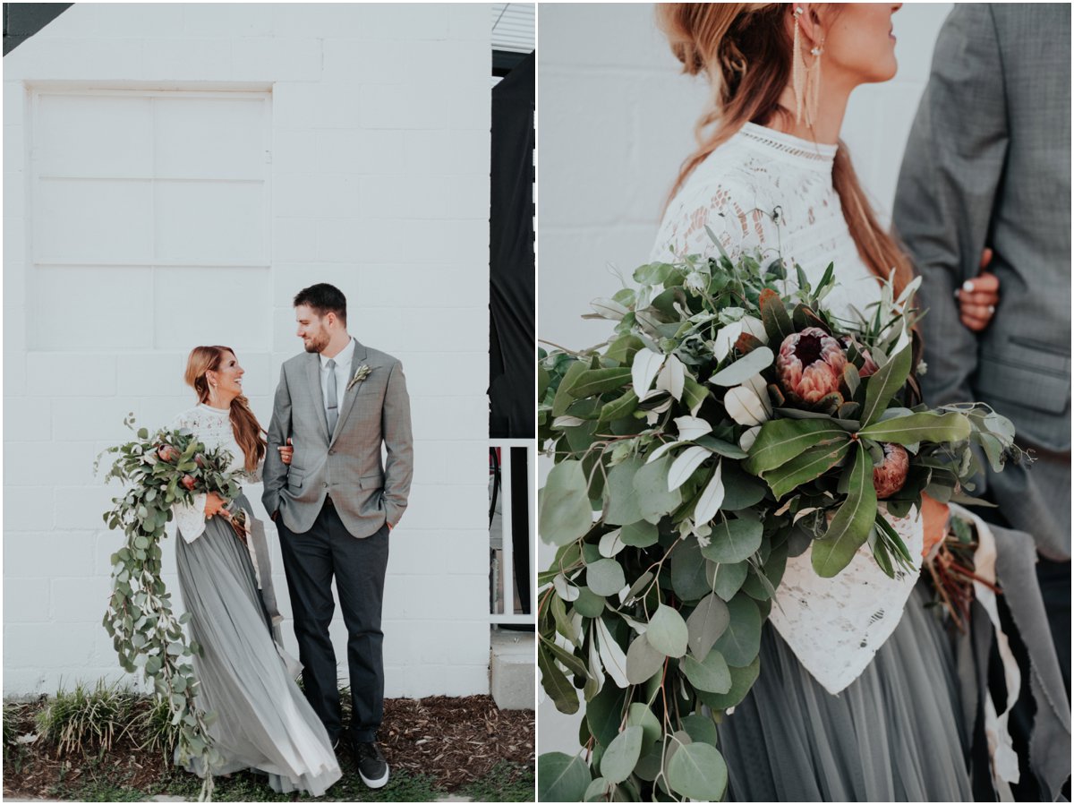 Industrial Greenery Wedding Inspiration