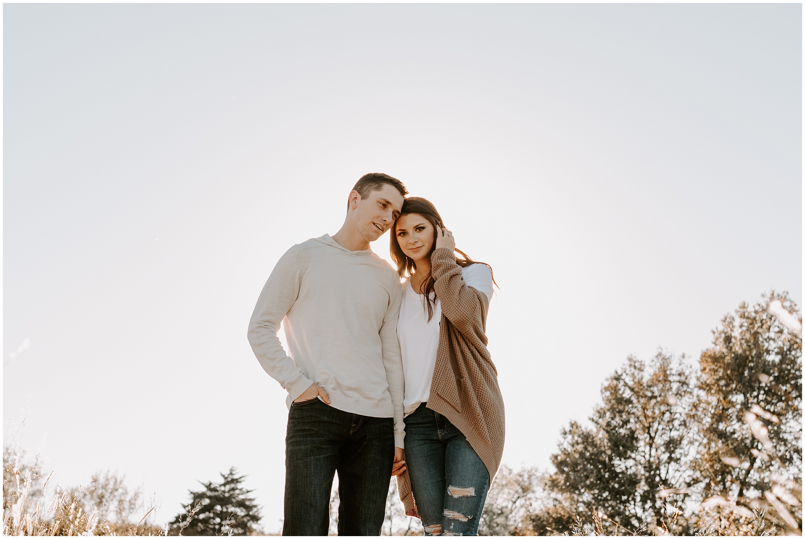 wichita, ks outdoor engagement session